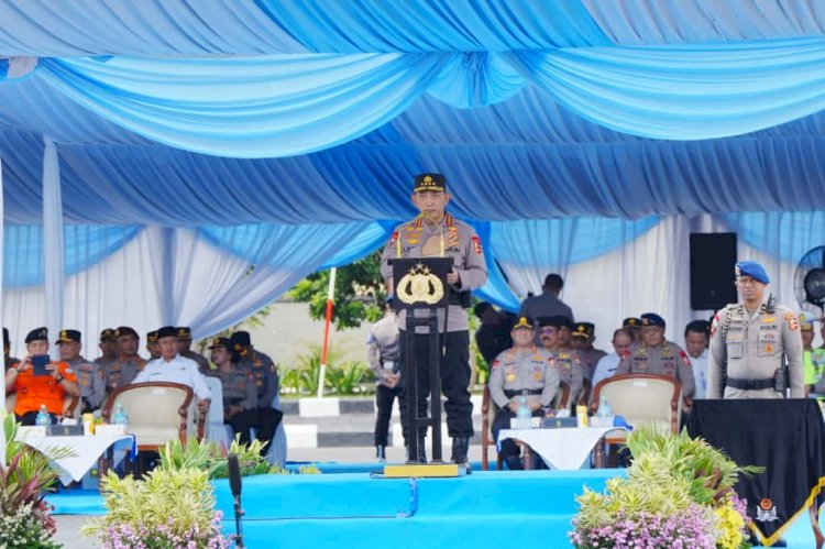 Pimpin Apel Tanggap Darurat Bencana, Kapolri: Beri Rasa Aman ke Masyarakat
