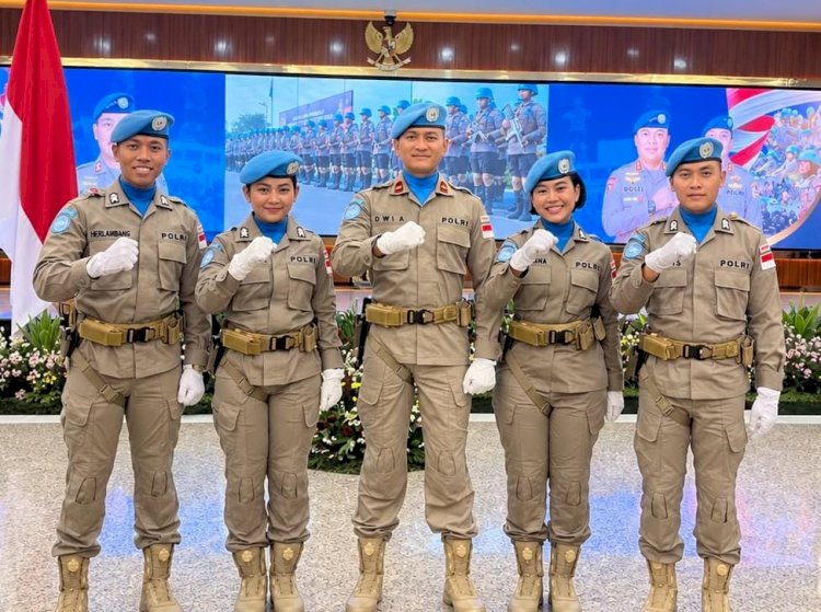 Lima Personel Polda Jatim Siap Jalankan Misi Perdamaian PBB di Afrika Tengah