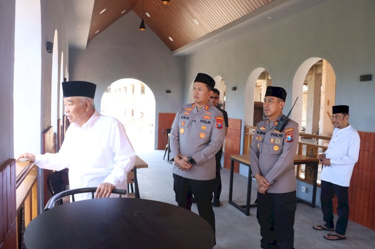 Polres Mojokerto Gandeng Ulama, Silaturahmi ke Ponpes Amanatul Ummah Perkuat Kondusivitas